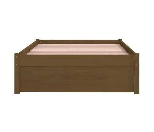 Voodiraam, Meepruun, Männipuit, 90 X 200 Cm