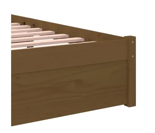 Voodiraam, Meepruun, Männipuit, 90 X 200 Cm