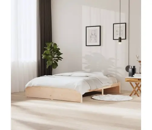 Gulta Bez Matrača, 160X200 Cm, Masīvkoks Vidaxl