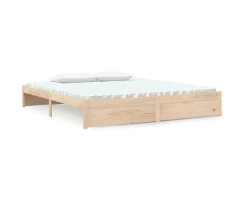 Gultas Rāmis, Masīvkoks, 180X200 Cm, Liels, Divvietīgs Vidaxl