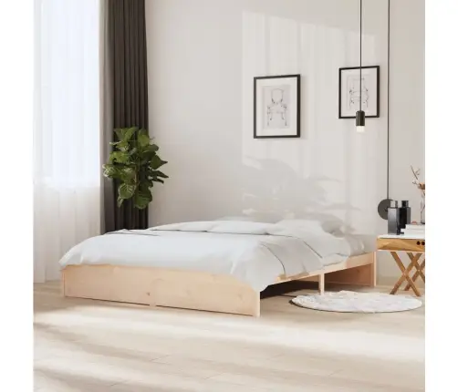Gultas Rāmis, Masīvkoks, 180X200 Cm, Liels, Divvietīgs Vidaxl