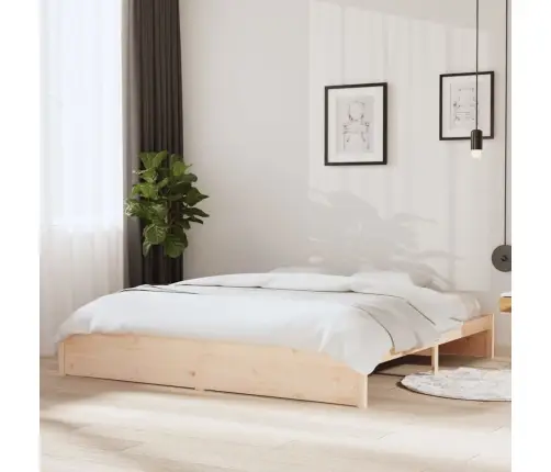 Gulta Bez Matrača, 200X200 Cm, Masīvkoks Vidaxl