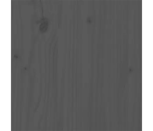 Gultas Rāmis, Pelēks, Masīvkoks, 135X190 Cm, Divvietīgs Vidaxl