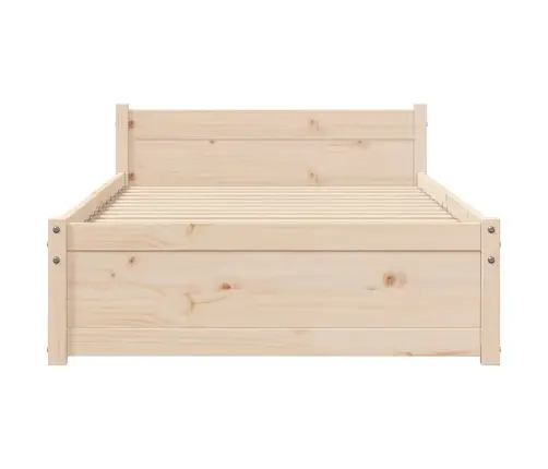 Gultas Rāmis, Masīvkoks, 100X200 Cm Vidaxl