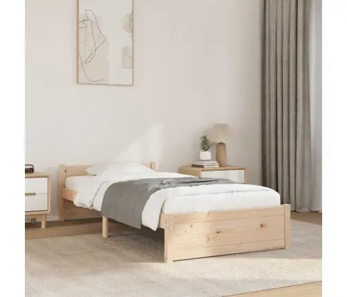 Gultas Rāmis, Masīvkoks, 100X200 Cm Vidaxl