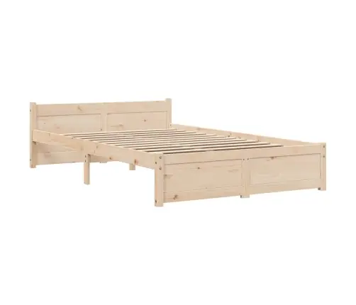 Gulta Bez Matrača, 120X200 Cm, Masīvkoks Vidaxl