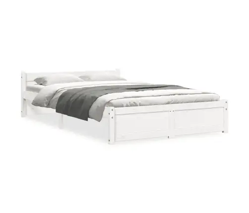 Lovos Rėmas, Baltos Spalvos, 120X200cm Medienos Masyvas