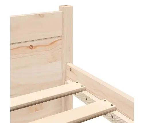 Gulta Bez Matrača, 200X200 Cm, Masīvkoks Vidaxl