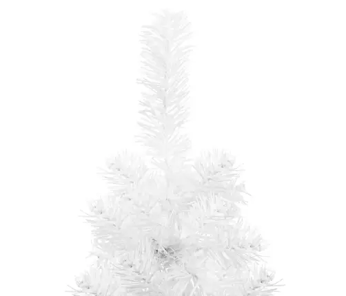 Mākslīgā Ziemassvētku Egle Ar Statīvu, Pusapaļa, Balta, 120 Cm Vidaxl Mākslīgā Ziemassvētku Egle Ar Statīvu, Pusapaļa, Balta, 120 Cm Vidaxl