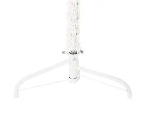 Kitsas Poolik Kunstkuusk Alusega, Valge, 240 Cm