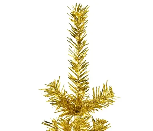 Mākslīgā Ziemassvētku Egle Ar Statīvu, Pusapaļa, Zelta, 120 Cm Vidaxl Mākslīgā Ziemassvētku Egle Ar Statīvu, Pusapaļa, Zelta, 120 Cm Vidaxl