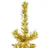Mākslīgā Ziemassvētku Egle Ar Statīvu, Pusapaļa, Zelta, 120 Cm Vidaxl Mākslīgā Ziemassvētku Egle Ar Statīvu, Pusapaļa, Zelta, 120 Cm Vidaxl