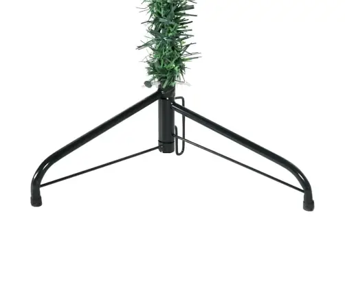 Mākslīgā Ziemassvētku Egle Ar Statīvu, Pusapaļa, Zaļa, 210 Cm Vidaxl