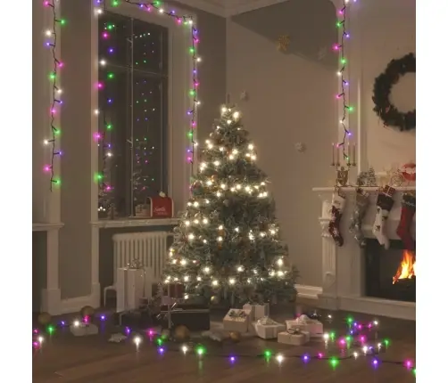 Led-Valgusriba, 400 Ledi, Pastelne Värviline, 40 M, Pvc