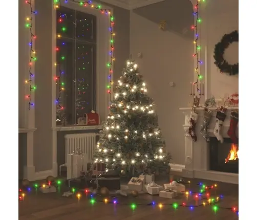 Led Lempučių Girlianda, 100M, Pvc, 1000 Įvairių Spalvų Led