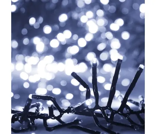 Led Lempučių Girlianda, 11M, Pvc, 1000 Šaltų Baltų Led, Tanki