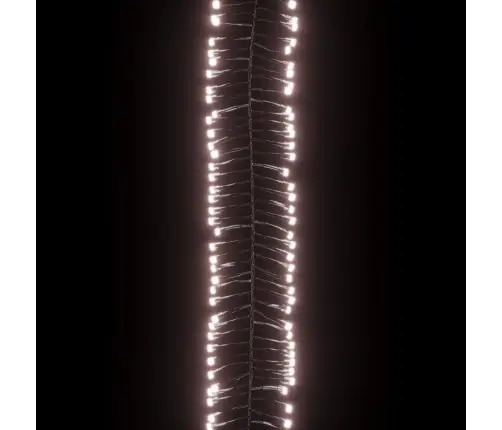 Led Lempučių Girlianda, 17M, Pvc, 2000 Šiltų Baltų Led, Tanki