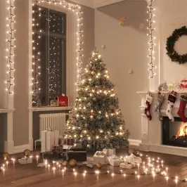 Smulkių Led Lempučių Girlianda, 65M, Pvc, 3000 Šiltų Baltų Led