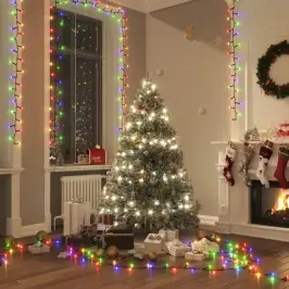 Smulkių Led Lempučių Girlianda, 65M, Pvc, 3000 Spalvotų Led