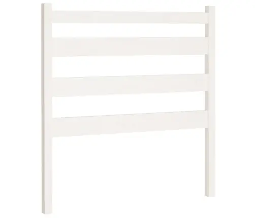 Voodipeats, Valge, 96 X 4 X 100 cm Männipuit