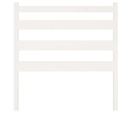 Voodipeats, Valge, 96 X 4 X 100 cm Männipuit