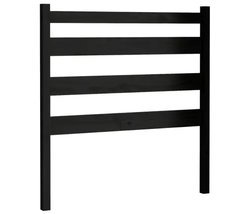 Voodipeats, Must, 96 X 4 X 100 cm Männipuit