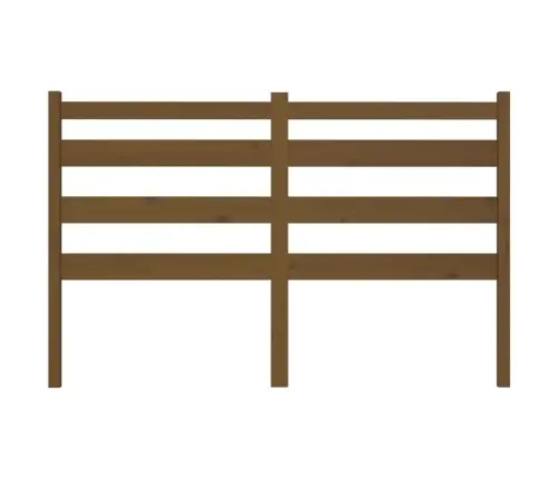 Gultas Galvgalis, Medus Brūns, 186X4X100 Cm, Priedes Masīvkoks Vidaxl