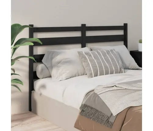 Gultas Galvgalis, Melns, 186X4X100 Cm, Priedes Masīvkoks Vidaxl Gultas Galvgalis, Melns, 186X4X100 Cm, Priedes Masīvkoks Vidaxl