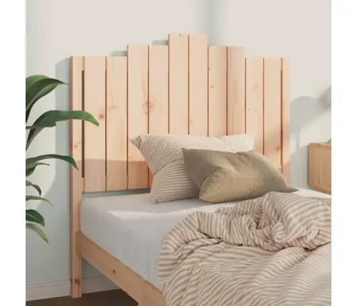 Lovos Galvūgalis, 106X4X110cm Pušies Medienos Masyvas