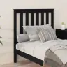 Gultas Galvgalis, Melns, 96X6X101 Cm, Priedes Masīvkoks Vidaxl