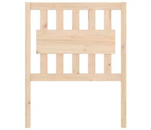 Lovos Galvūgalis, 80,5X4X100cm Pušies Medienos Masyvas