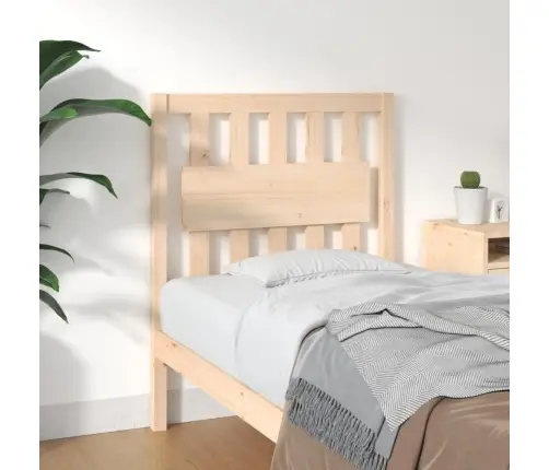 Lovos Galvūgalis, 80,5X4X100cm Pušies Medienos Masyvas