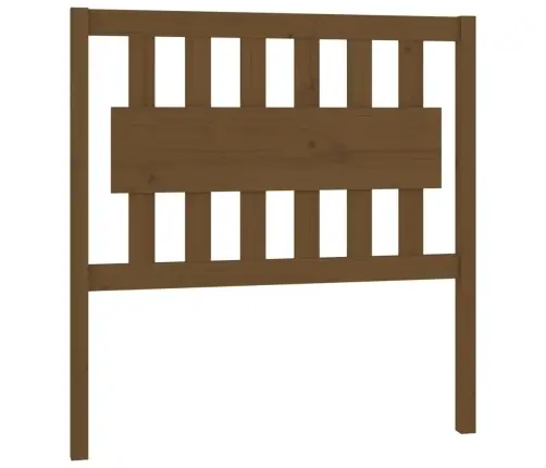 Gultas Galvgalis, Medus Brūns, 95,5X4X100 Cm, Priedes Masīvkoks Vidaxl
