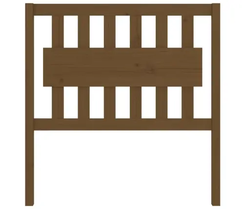 Gultas Galvgalis, Medus Brūns, 95,5X4X100 Cm, Priedes Masīvkoks Vidaxl