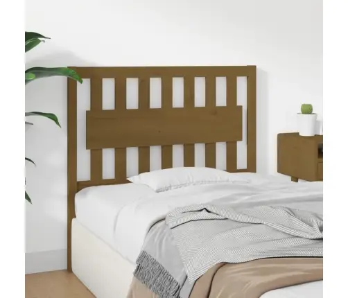 Gultas Galvgalis, Medus Brūns, 105,5X4X100Cm, Priedes Masīvkoks Vidaxl