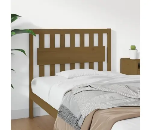 Gultas Galvgalis, Medus Brūns, 105,5X4X100Cm, Priedes Masīvkoks Vidaxl