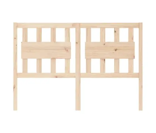 Gultas Galvgalis, 125,5X4X100 Cm, Priedes Masīvkoks Vidaxl