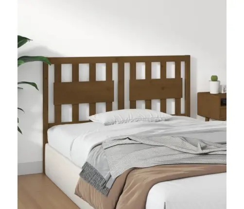 Voodipeats, Meepruun, 125,5 X 4 X 100 cm Männipuit