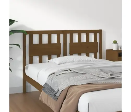 Voodipeats, Meepruun, 125,5 X 4 X 100 cm Männipuit