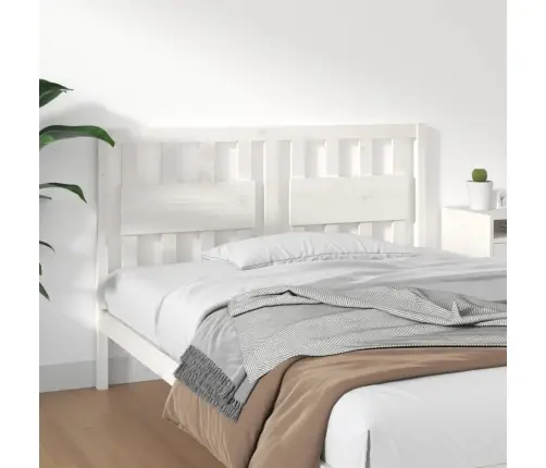 Gultas Galvgalis, Balts, 145,5X4X100 Cm, Priedes Masīvkoks Vidaxl