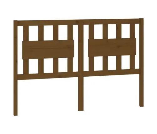 Gultas Galvgalis, Brūns, 145,5X4X100 Cm, Priedes Masīvkoks Vidaxl