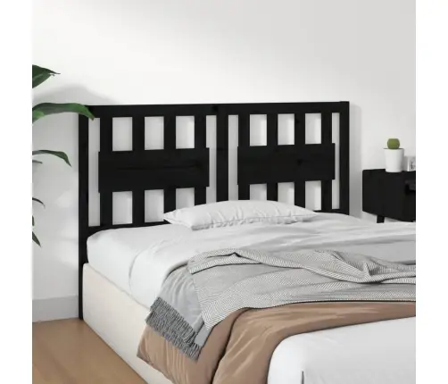 Voodipeats, Must, 145,5 X 4 X 100 cm Männipuit