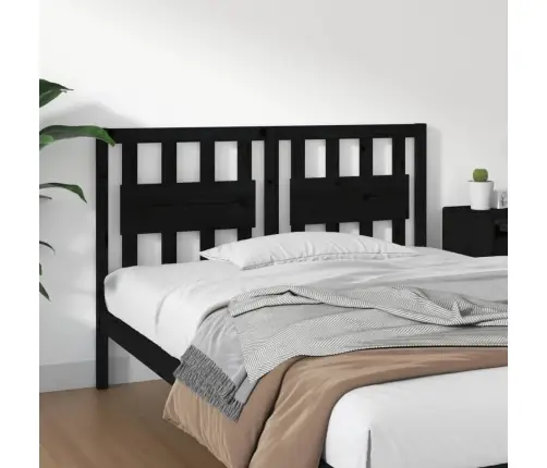 Voodipeats, Must, 145,5 X 4 X 100 cm Männipuit