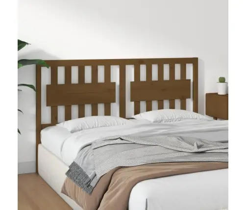 Gultas Galvgalis, Brūns, 155,5X4X100 Cm, Priedes Masīvkoks Vidaxl