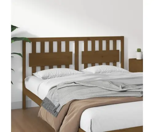 Gultas Galvgalis, Brūns, 155,5X4X100 Cm, Priedes Masīvkoks Vidaxl