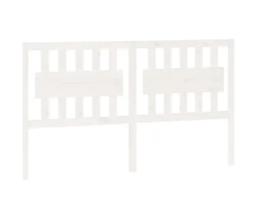 Voodipeats, Valge, 165,5 X 4 X 100 cm Männipuit