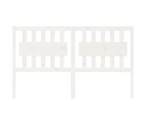 Voodipeats, Valge, 165,5 X 4 X 100 cm Männipuit