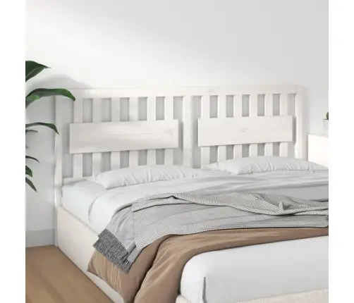 Lovos Galvūgalis, Baltas, 185,5X4X100cm Pušies Masyvas