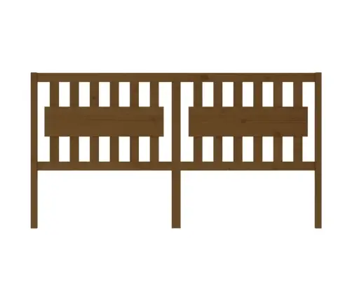 Gultas Galvgalis, Brūns, 185,5X4X100 Cm, Priedes Masīvkoks Vidaxl