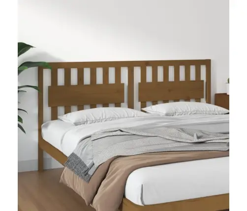 Gultas Galvgalis, Brūns, 185,5X4X100 Cm, Priedes Masīvkoks Vidaxl